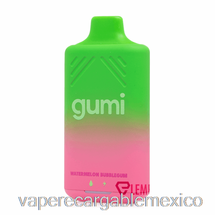 Vape Recargable Gumi Bar 8000 Chicle De Sandía Desechable